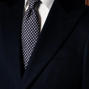 Cappotto Mantegna Blu Scuro Lana Cashmere