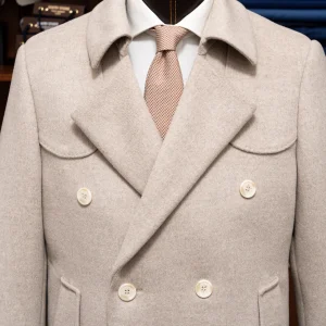 Cappotto Sabbia Doppiopetto