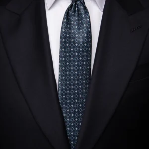 Cravatta Blu Fantasia Concatenata