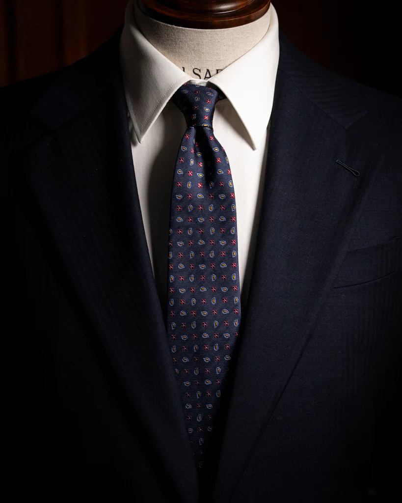 Cravatta con Paisley e Fiori - immagine 8