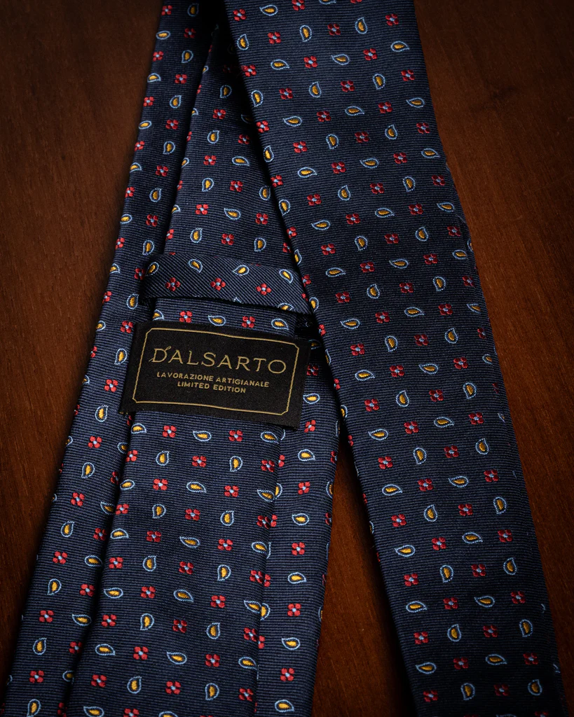 Cravatta con Paisley e Fiori - immagine 6