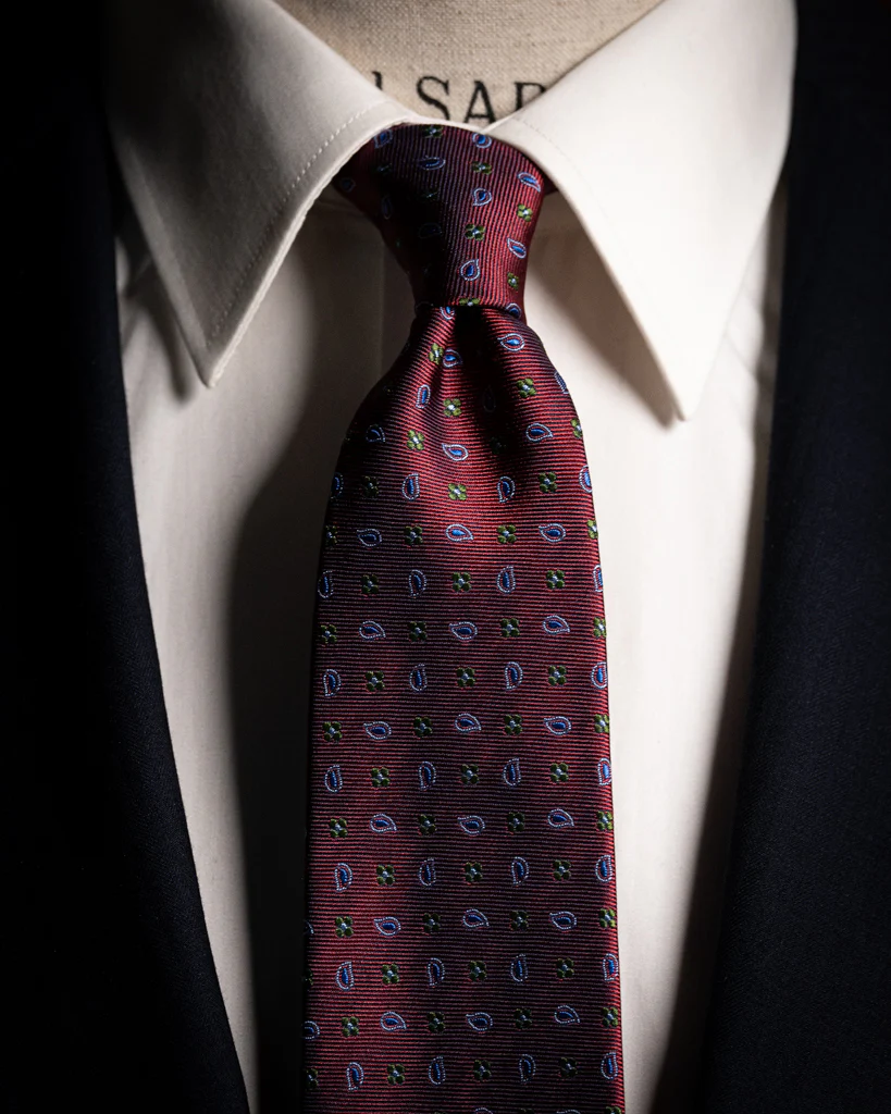 Cravatta con Paisley e Fiori - immagine 9