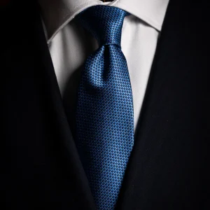 Cravatta Jacquard con Microtrama Ellittica