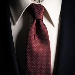 Cravatta Jacquard con Quadretti