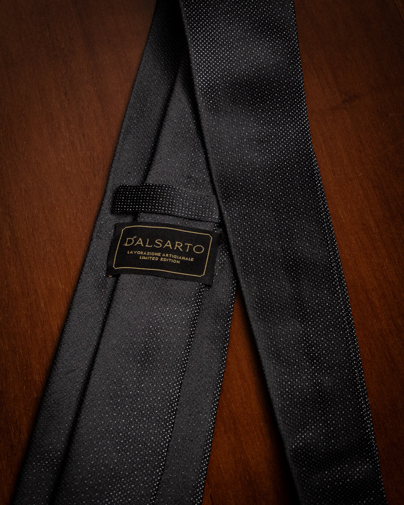 Cravatta Jacquard con Microtrama a Puntini - immagine 7