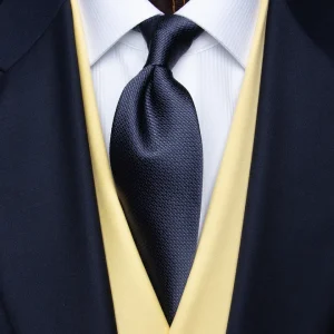 Cravatta Nido d'Ape Blu Notte