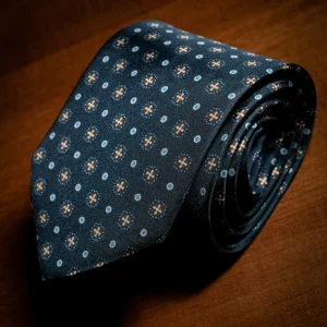 Cravatta Blu Medio Fantasia