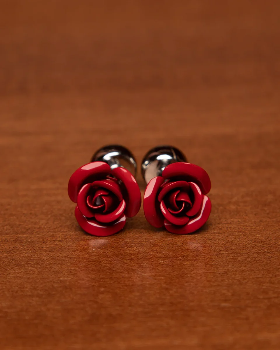 Gemelli con Rosa Rossa