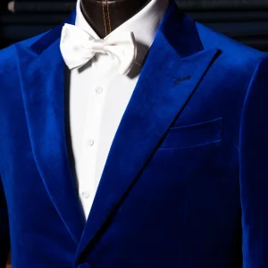 Giacca Bernini Velluto Blu