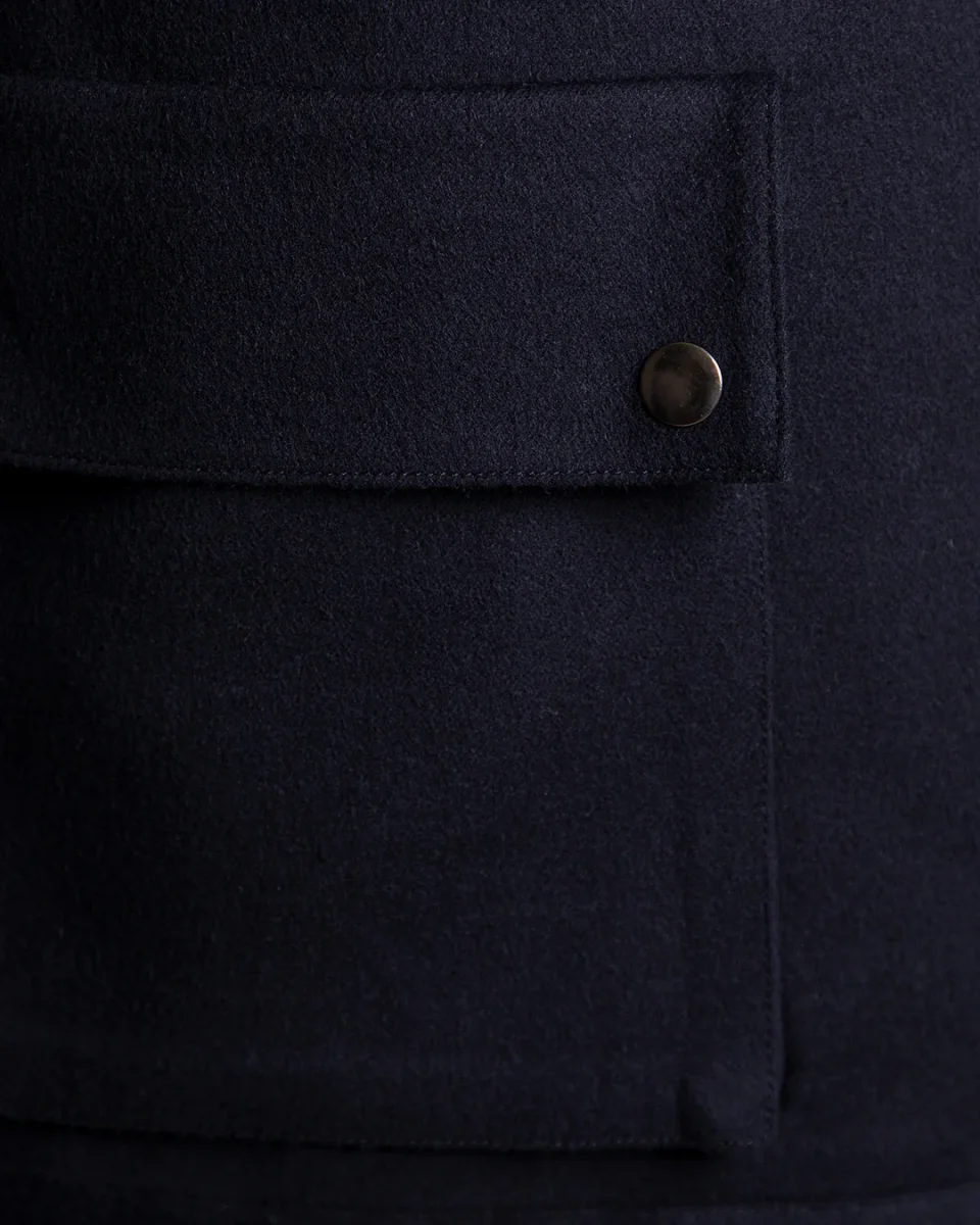 Giacca Blazer Blu Lana Casmere e Seta - immagine 6