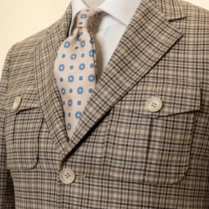 Giacca Casual Beige Principe Di Galles