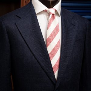 Giacca Giotto Blu Lino Cotone