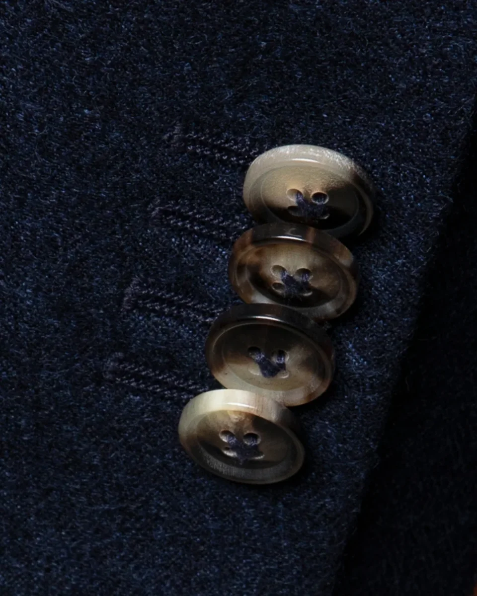 Giacca Giotto Herringbone Blue - immagine 8