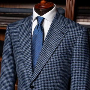 Giacca Giotto Pied de Poule Avio e Nero