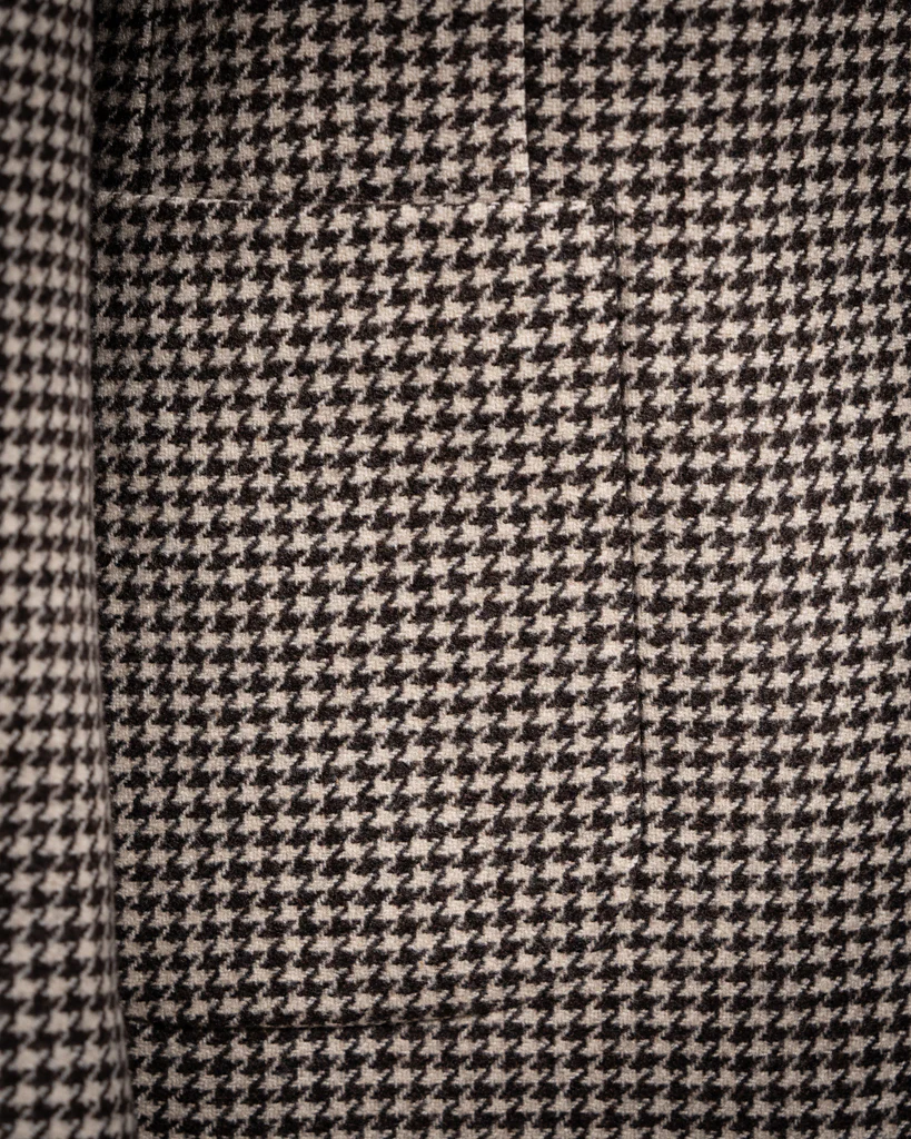 Giacca Giotto Pied de Poule Beige e Marrone - immagine 9