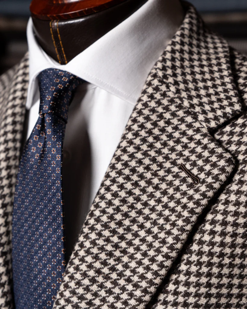 Giacca Giotto Pied de Poule Beige e Marrone - immagine 5