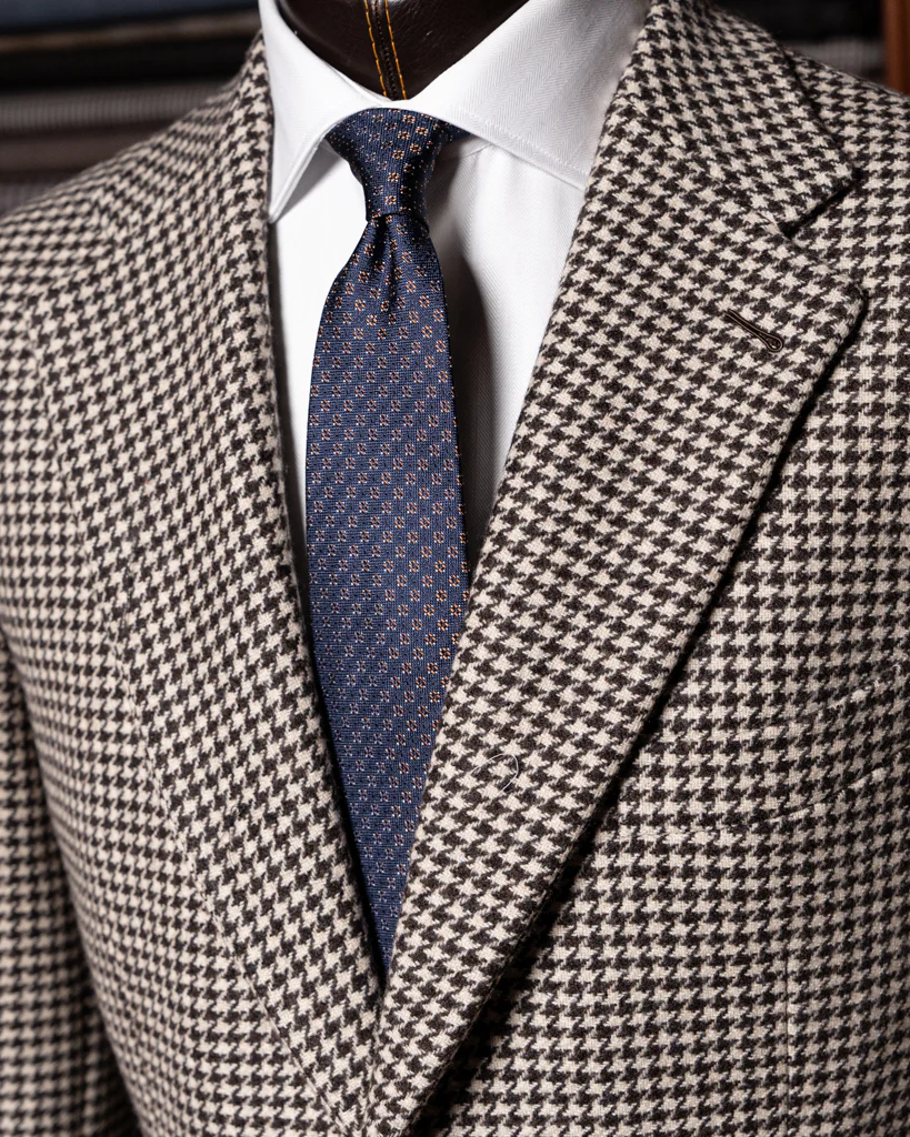 Giacca Giotto Pied de Poule Beige e Marrone - immagine 7