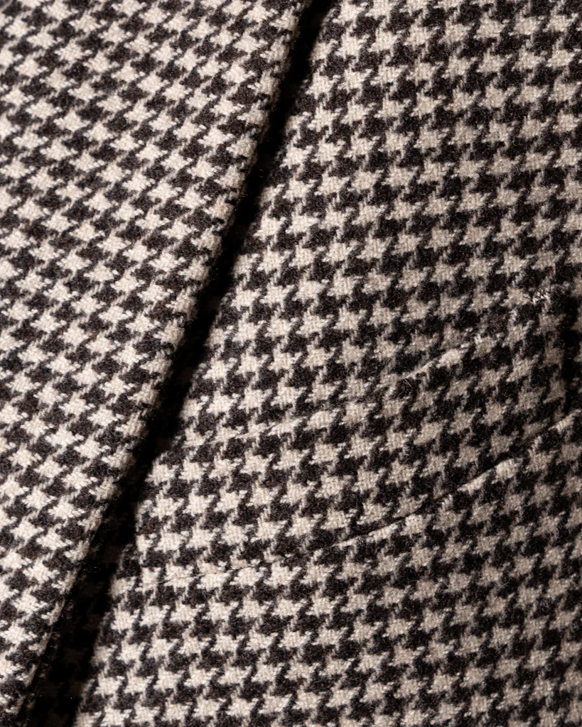 Giacca Giotto Pied de Poule Beige e Marrone - immagine 8