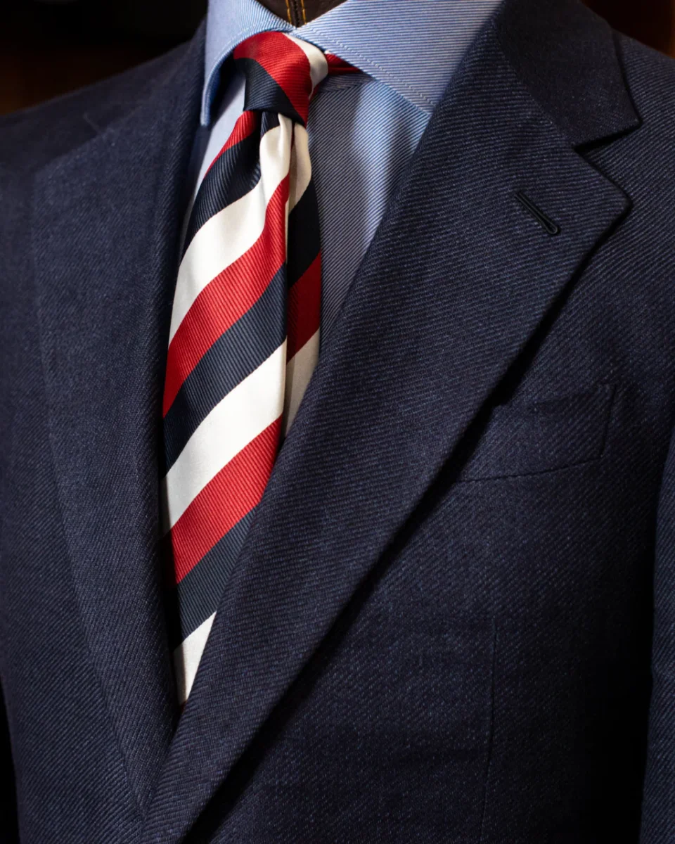 Giacca Modernico Blu Lino Cotone - immagine 8