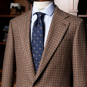 Giacca Modernico Pied de Poule Marrone