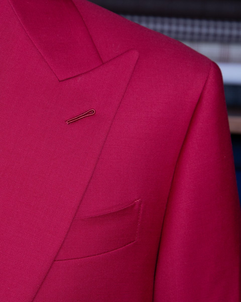 Giacca Perugino Rosso Corallo - immagine 5