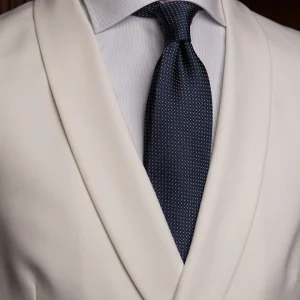 Gilet Bianco Sciallato