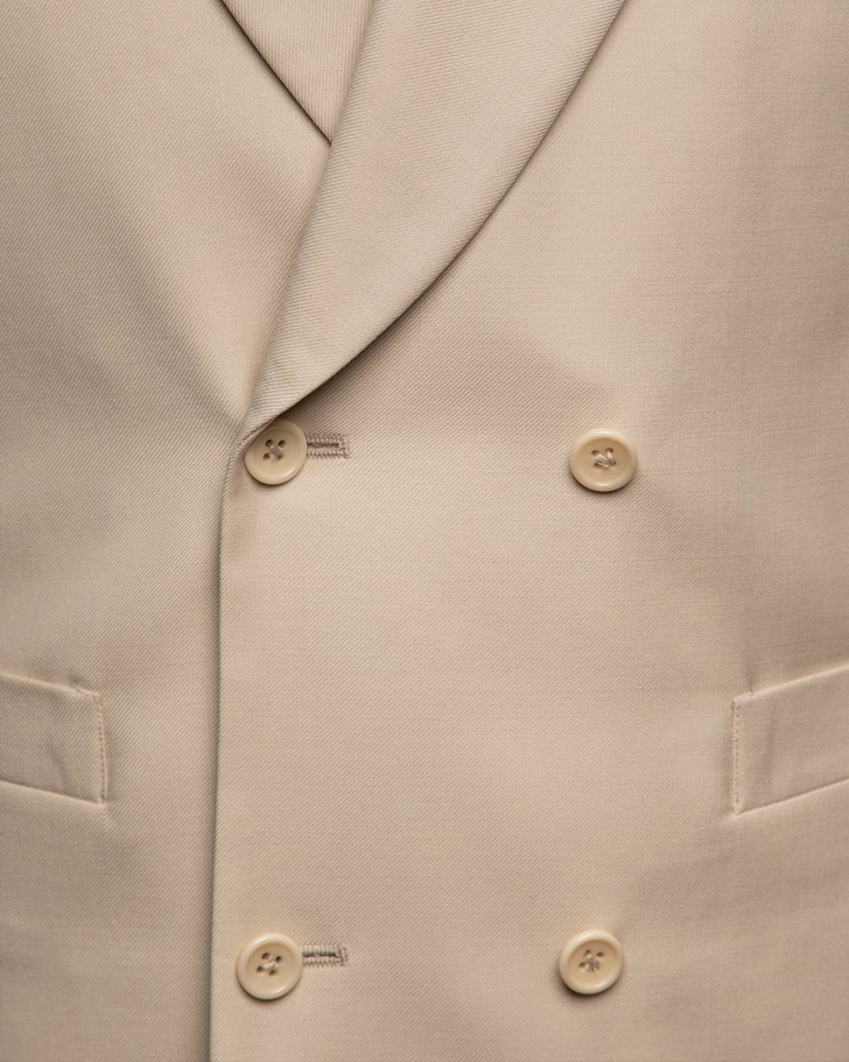 Gilet Beige Biscotto Sciallato - immagine 4