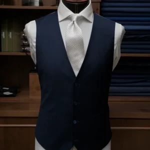 Gilet Monopetto Blu Notte