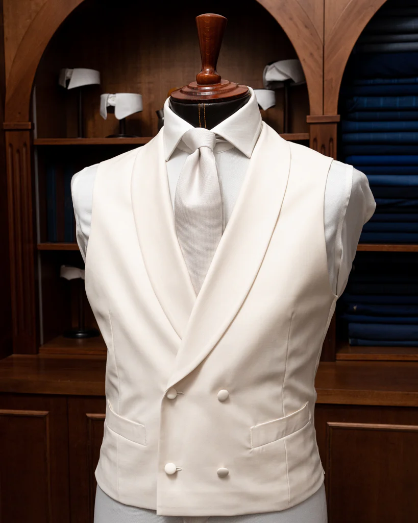 Gilet Sciallato Off-White