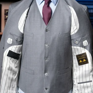 Gilet Grigio Fumo di Londra