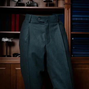 Pantalone Tiziano Forest Green Flannel