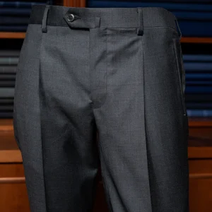 Pantalone Tiziano Grigio Fumo di Londra