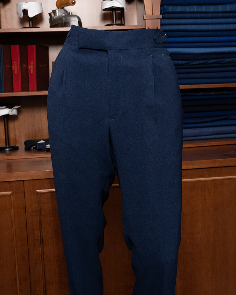 Pantalone Borromini Blu Opaco