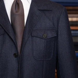 Sahariana Herringbone Blue