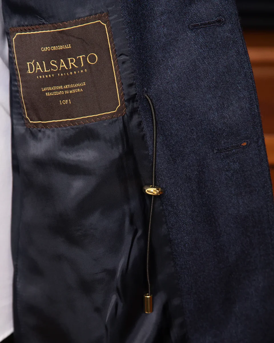 Sahariana Herringbone Blue - immagine 8