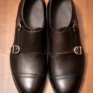 Scarpa Doppia Fibbia Marrone