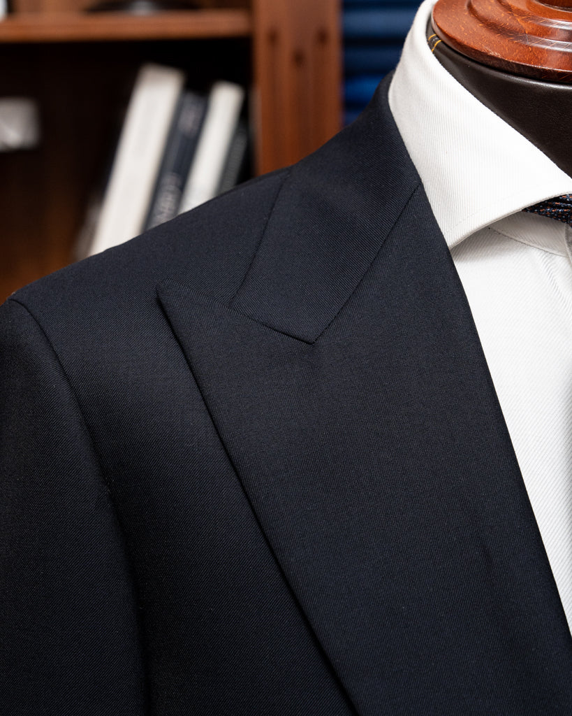 Smoking Michelangelo Blu Ardesia Sfoderato - immagine 8