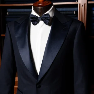 Smoking Michelangelo Blu Petrolio Scuro con Gilet