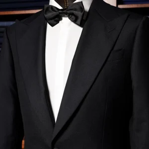 Smoking Nudo Michelangelo Blu Ardesia con Gilet