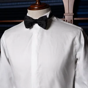 Camicia Cerimonia Bianco Tuxedo