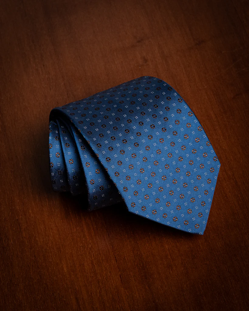 Cravatta Jacquard con Fiori - immagine 4