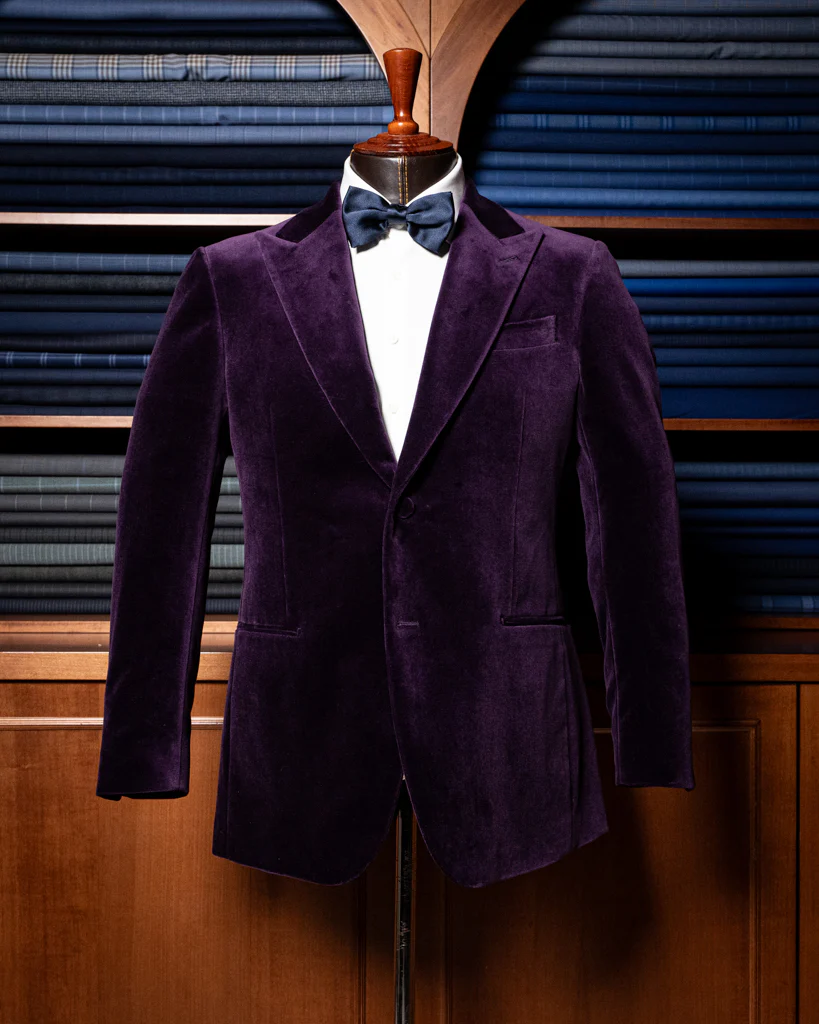 Giacca Bernini Velluto Viola - immagine 3