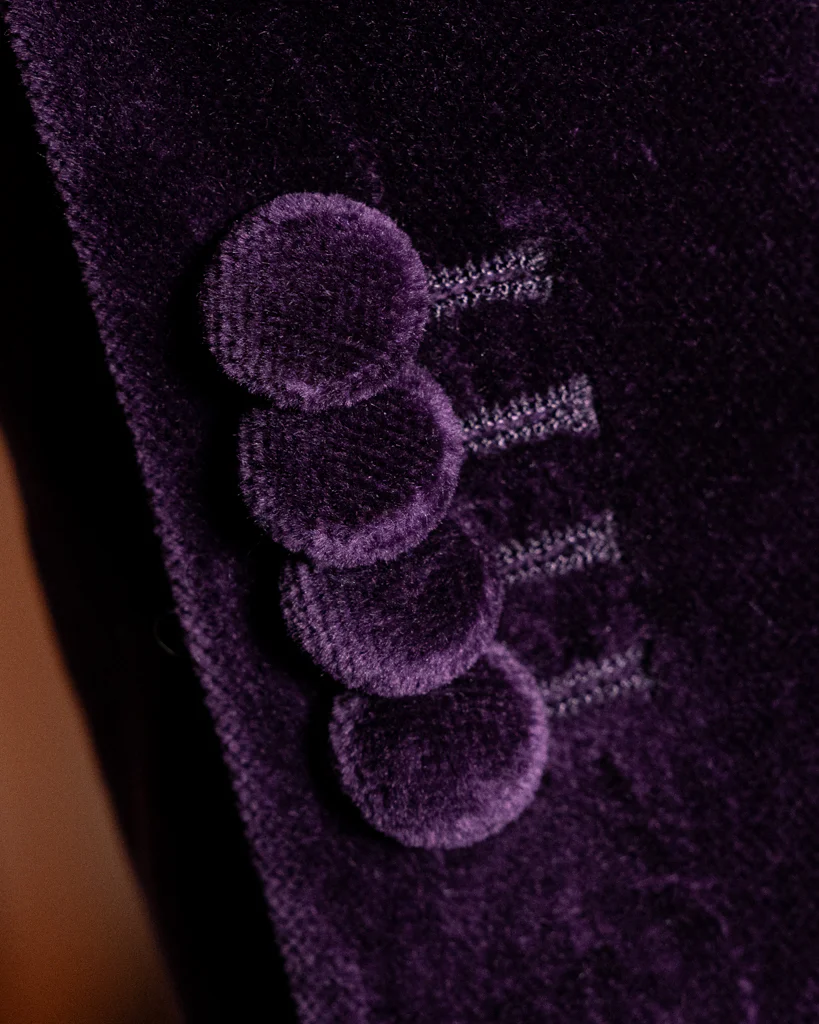 Giacca Bernini Velluto Viola - immagine 9