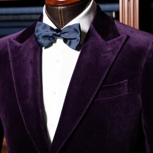 Giacca Bernini Velluto Viola