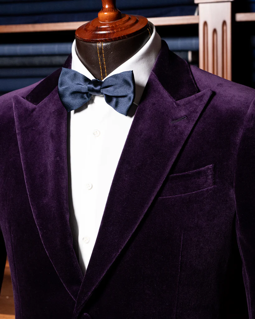 Giacca Bernini Velluto Viola