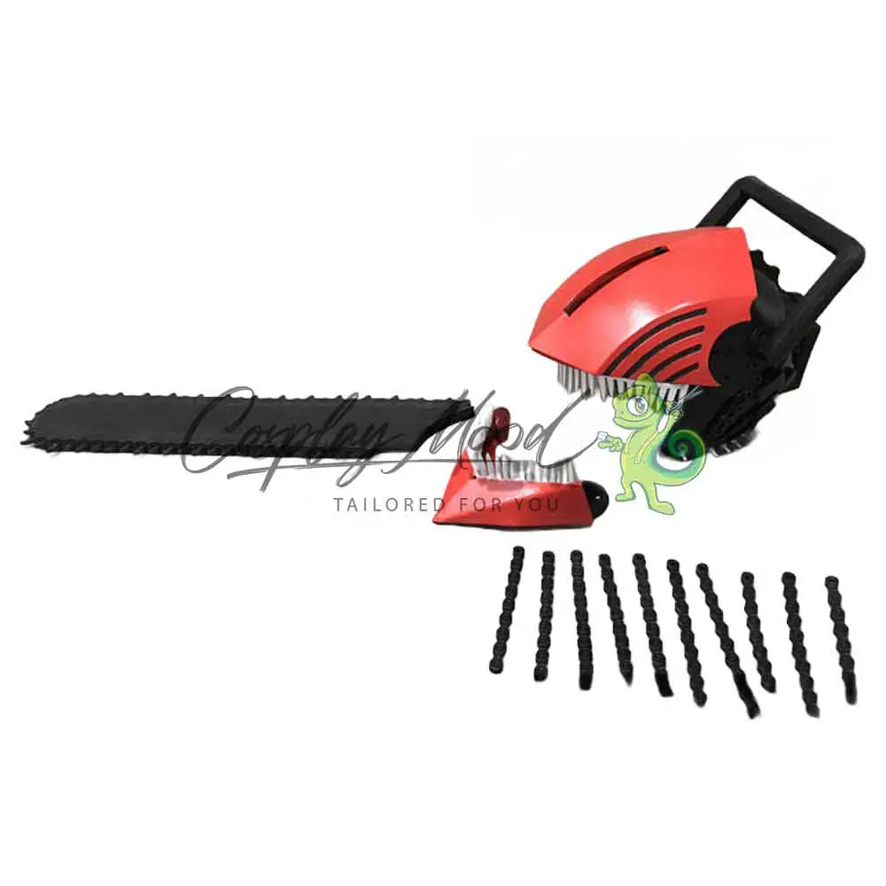 Accessorio Cosplay Casco e lame Chainsaw Man - immagine 7