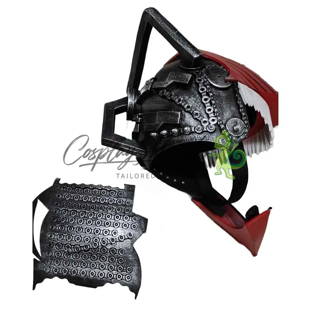 Accessorio Cosplay Casco e lame Chainsaw Man - immagine 6