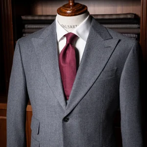 Abito Bernini Flanella Grigio con Gilet