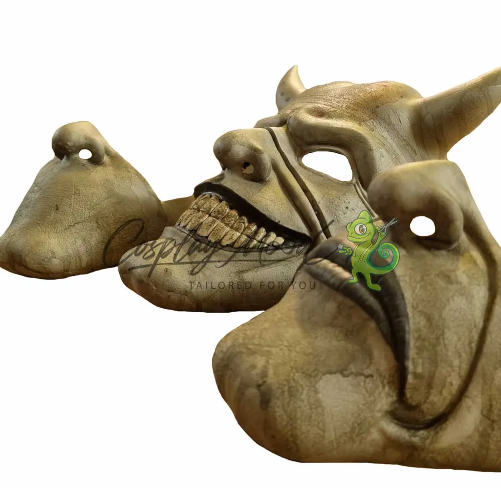 Accessorio Cosplay Maschera Black Phone (bundle completo con 3 espressioni facciali) - immagine 6