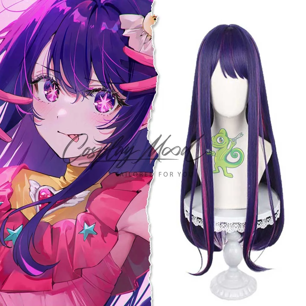 Parrucca Cosplay Ai Hoshino Oshi no Ko - immagine 3